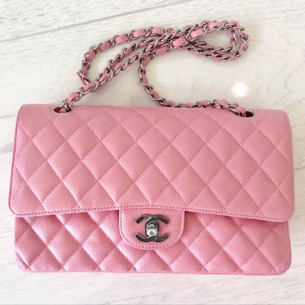 TODAY ONLY Chanel Classic Medium Flap Bag Pink